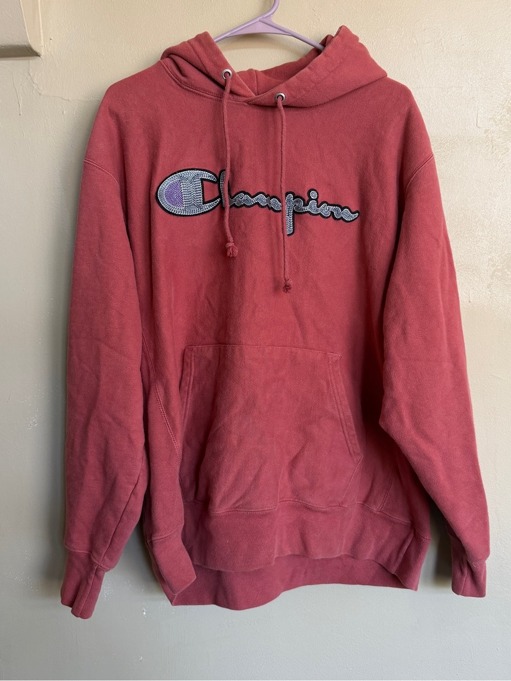 Champion Reverse Weave Embroidered Logo Hoodie XL